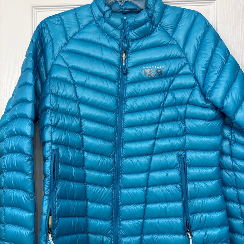 Mountain Hardwear Women's Vibrant Blue Puffer Jacket